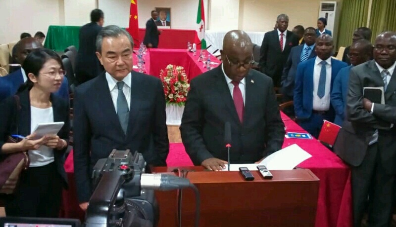 Burundi/Chine : des relations fructueuses  et ‘’durables’’