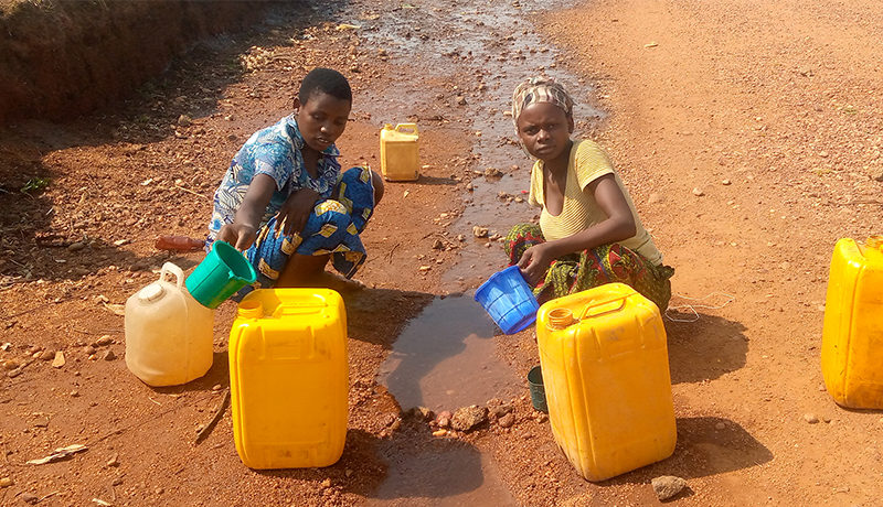 Inquiétante pénurie d’eau potable au site des  déplacés de Gateri